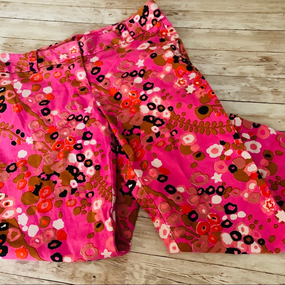 JCREW size 6 city fit bright crops